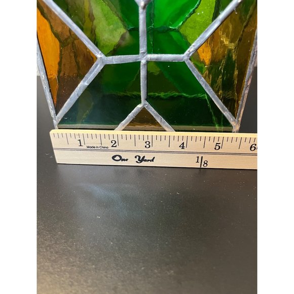 Handmade Stained Glass Tissue Box Holder - Picture 9 of 11